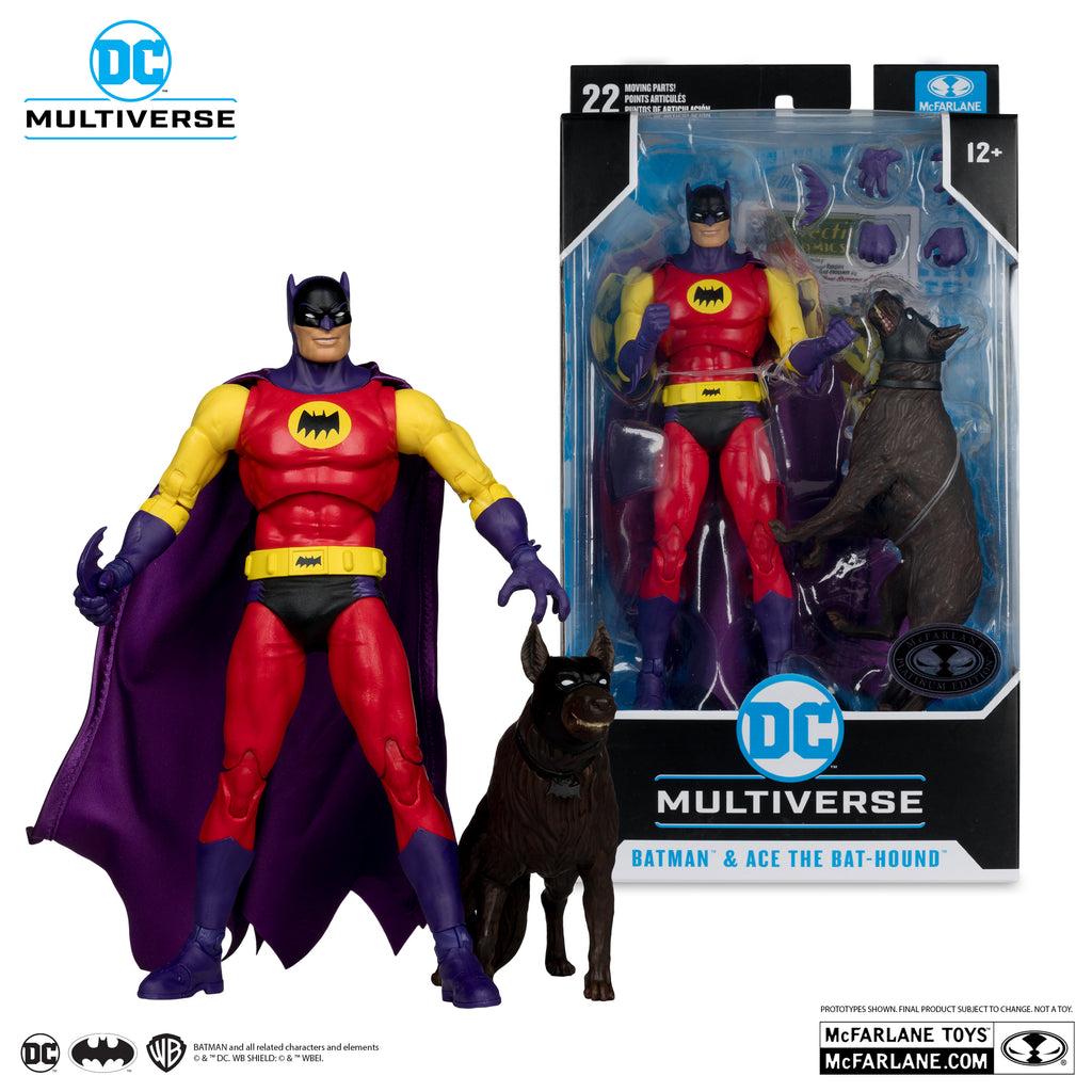 Figura Batman and Ace the Bat-Hound Silver Age (chase) - DC Comics - 7 Scale - McFarlane