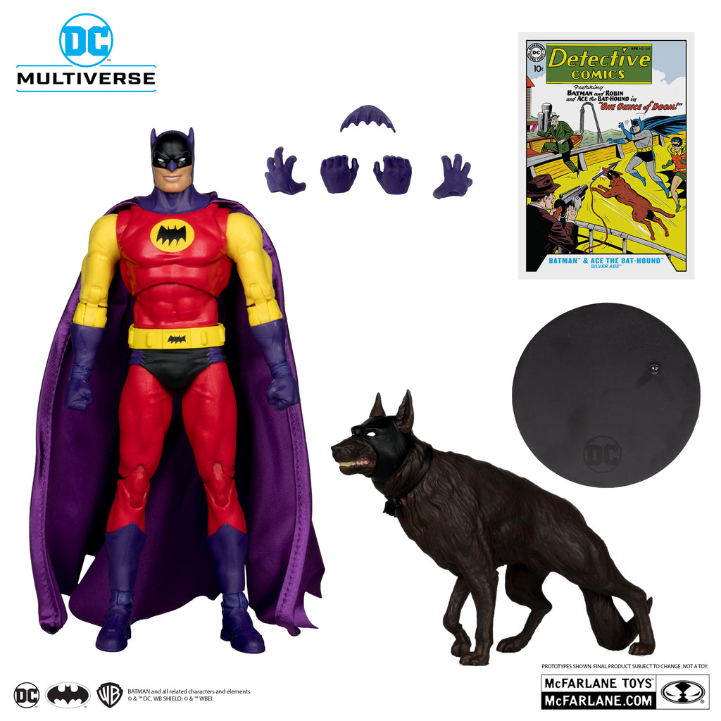Figura Batman and Ace the Bat-Hound Silver Age (chase) - DC Comics - 7 Scale - McFarlane