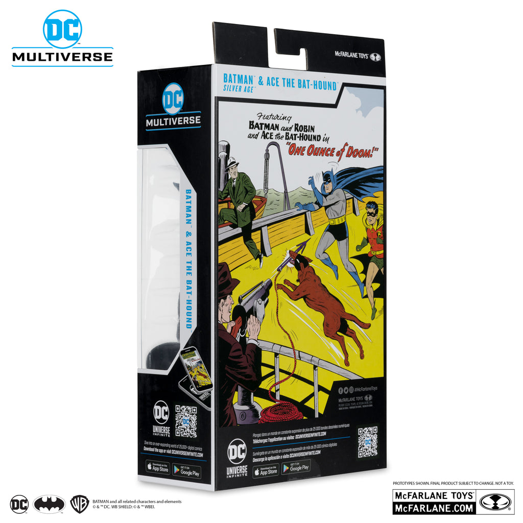 Figura Batman and Ace the Bat-Hound Silver Age (chase) - DC Comics - 7 Scale - McFarlane