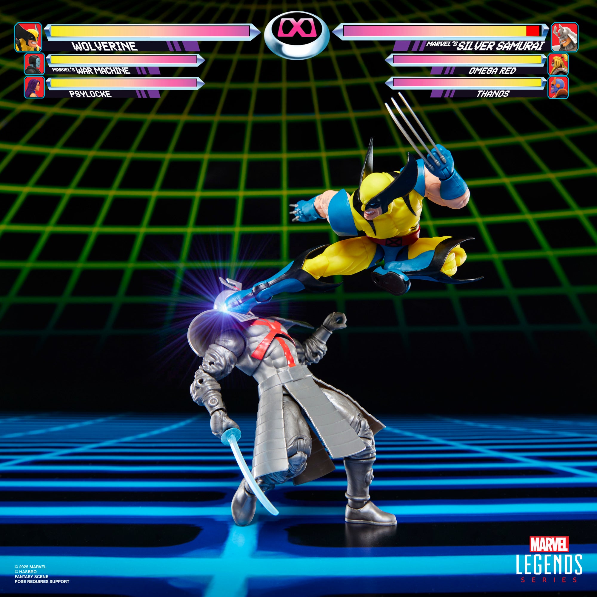 Figura Wolverine x Samurai de Prata - Marvel - Marvel Legends