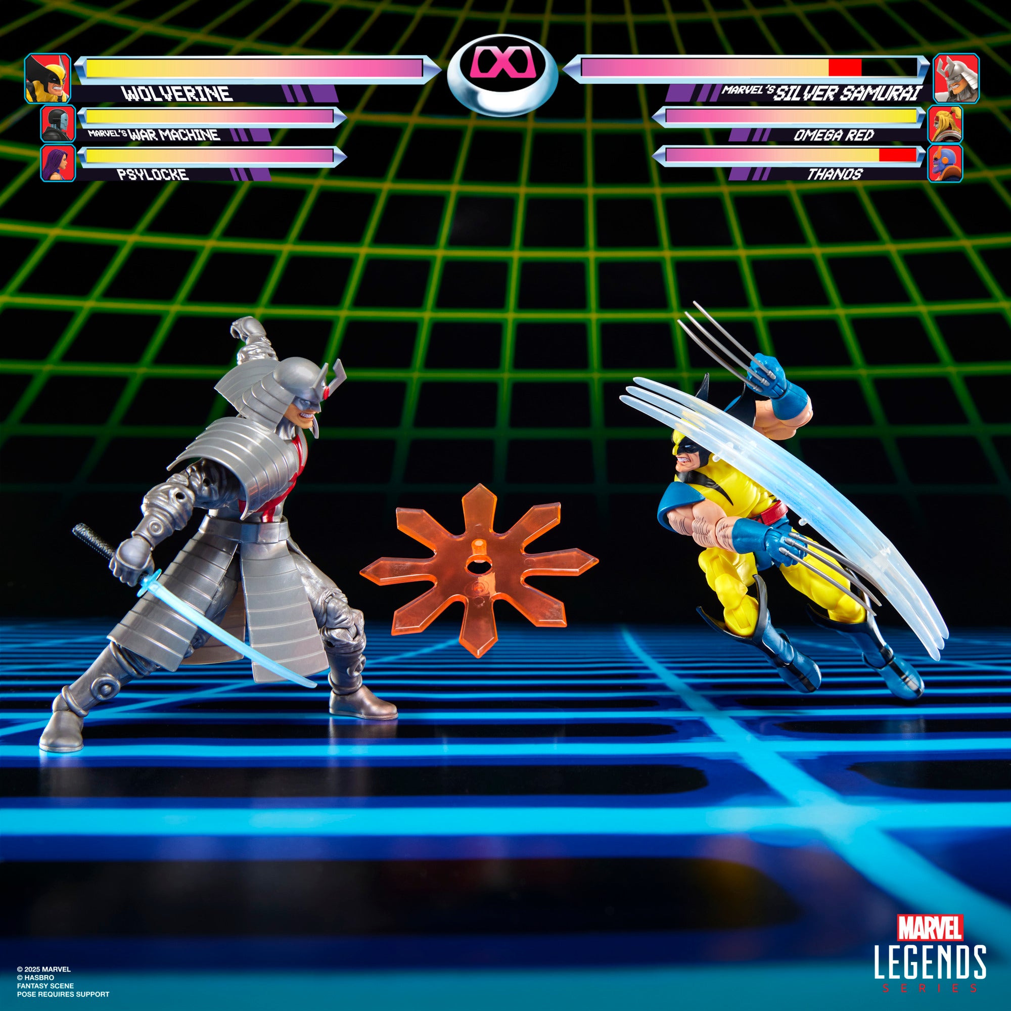 Figura Wolverine x Samurai de Prata - Marvel - Marvel Legends Figura Wolverine x Samurai de Prata - Marvel - Marvel Legends