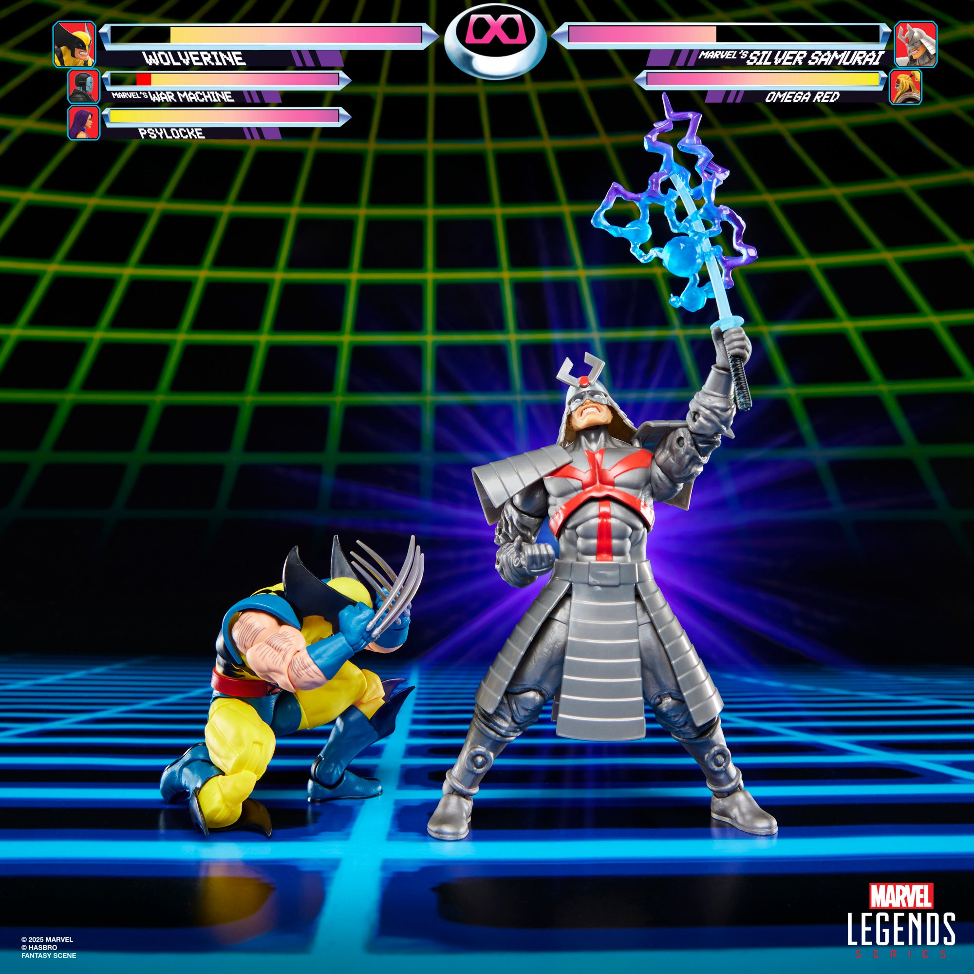 Figura Wolverine x Samurai de Prata - Marvel - Marvel Legends