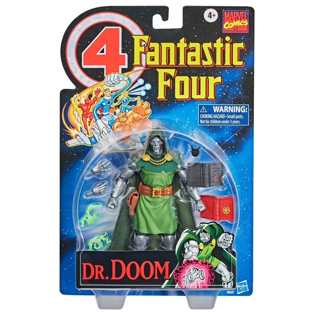Figura Dr. Doom Fantastic - Fantastic Four - Marvel Vintage Series - Hasbro
