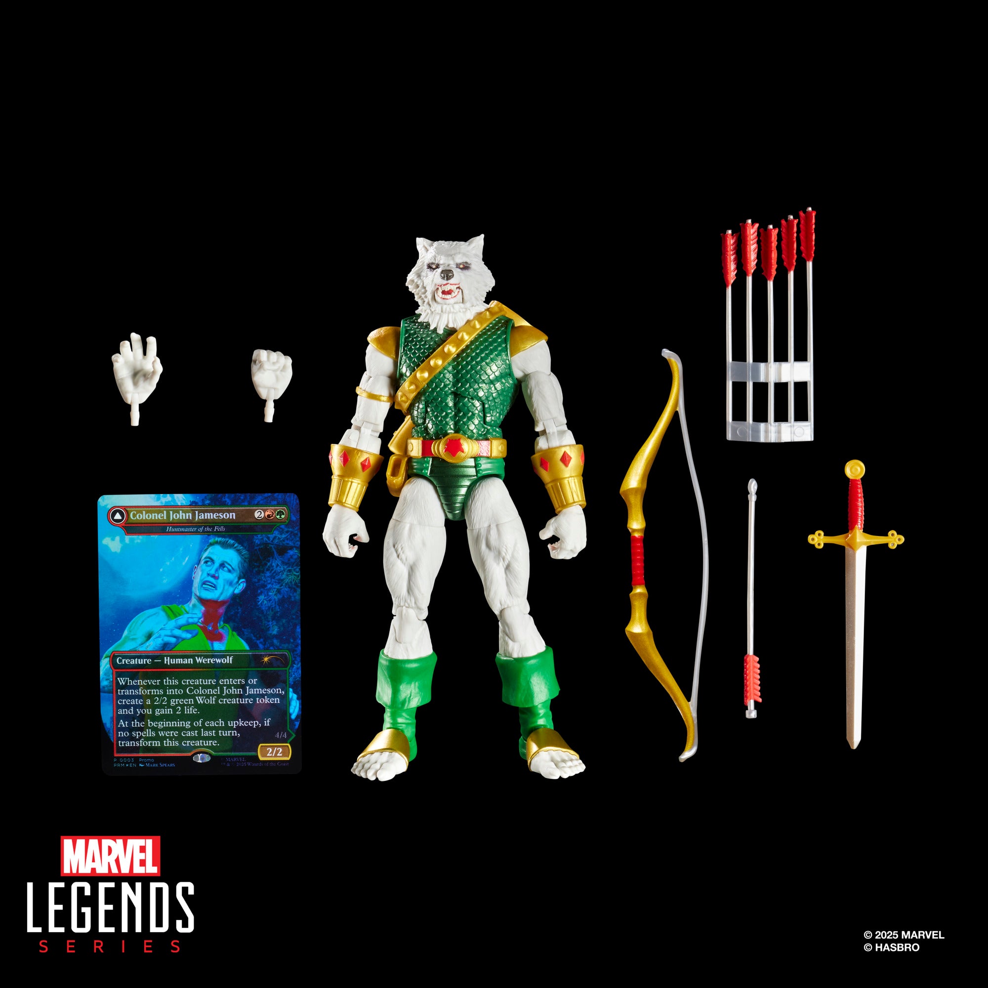 Figura Man Wolf - Marvel Legends Series Magic: The Gathering