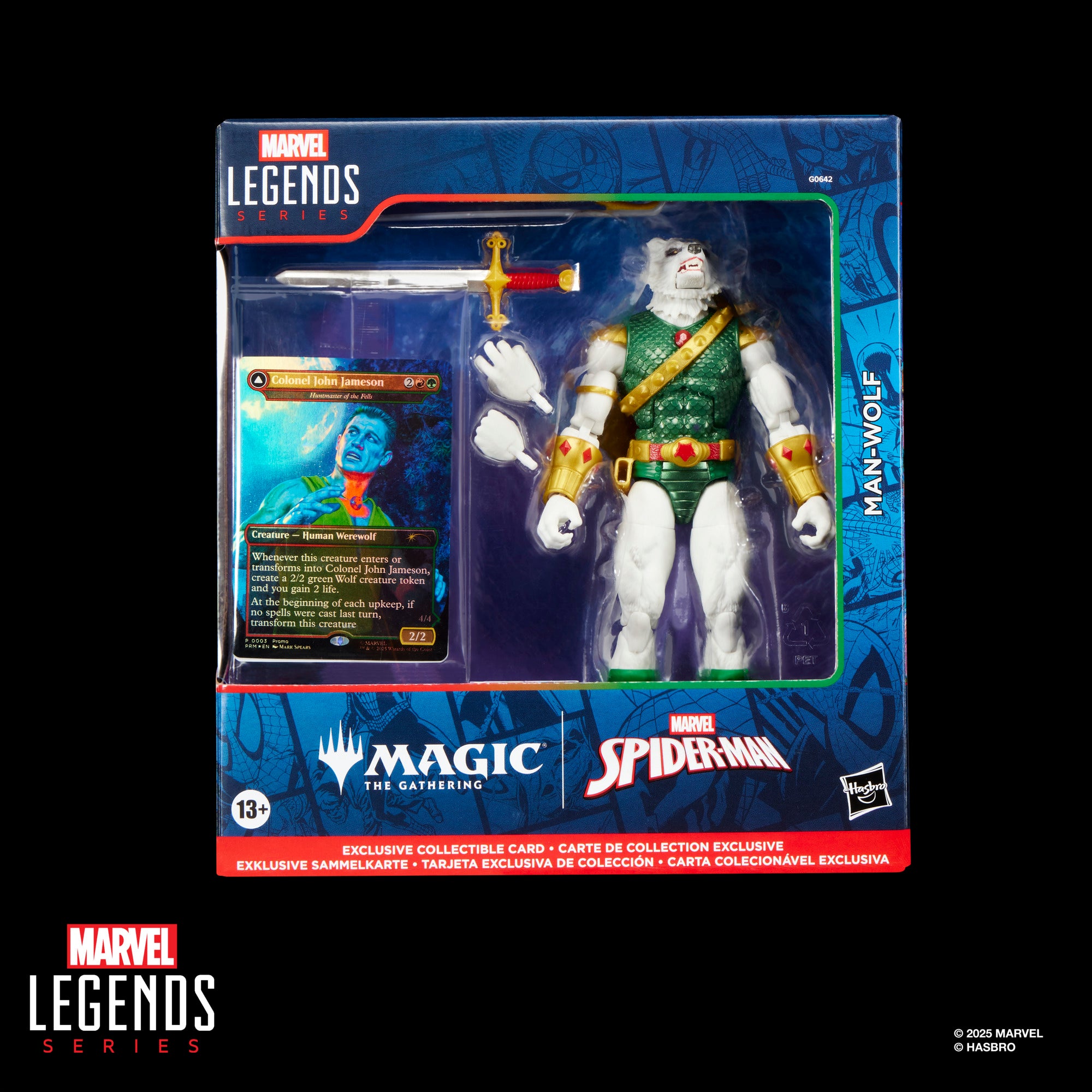 Figura Man Wolf - Marvel Legends Series Magic: The Gathering