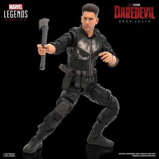 Figura Punisher - Daredevil Born Again- Marvel Legends - Hasbro