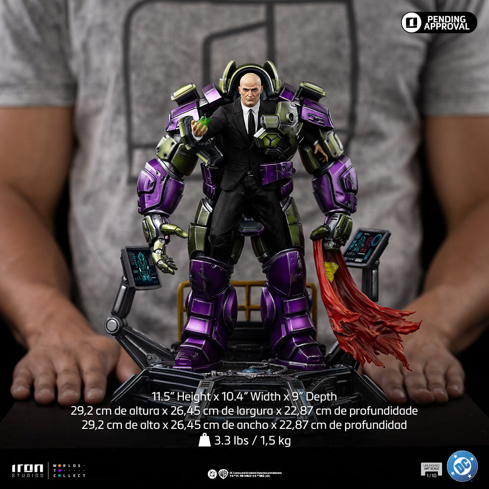 Estátua Lex Luthor Unleashed - DC Comics - Deluxe Art Scale 1/10 - Iron Studios