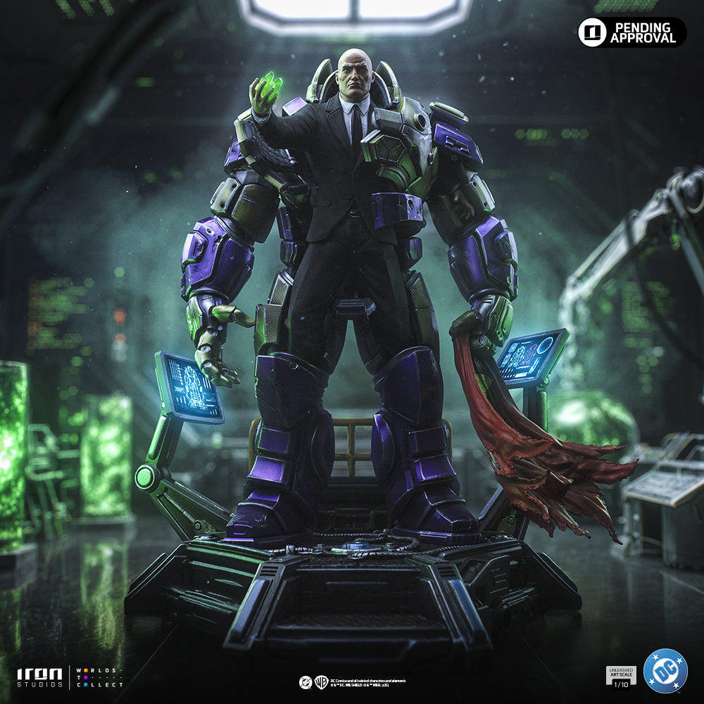 Estátua Lex Luthor Unleashed - DC Comics - Deluxe Art Scale 1/10 - Iron Studios