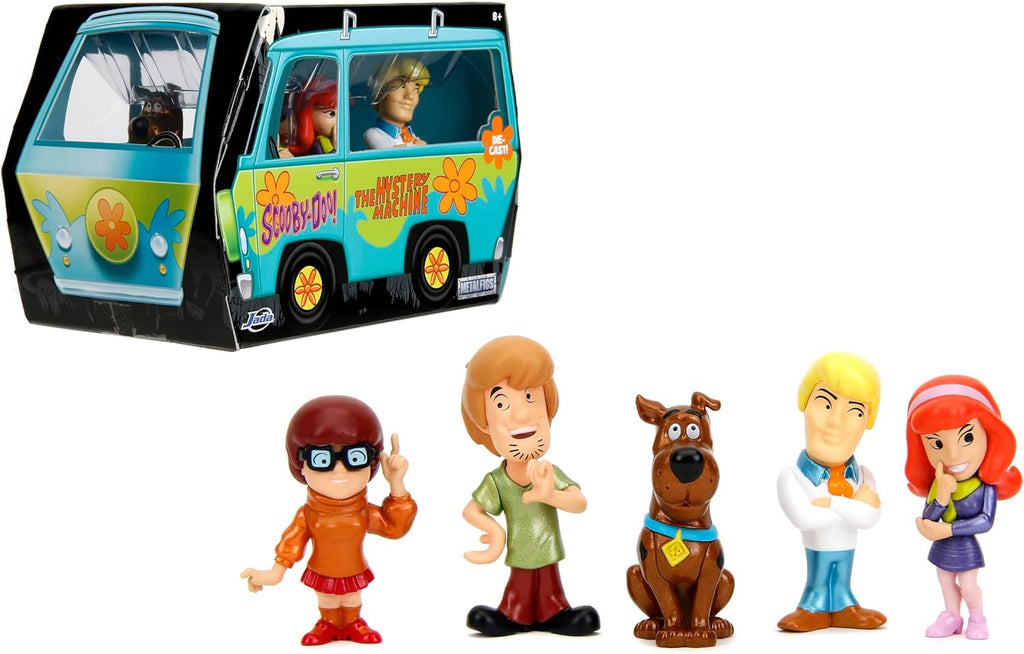 Conjunto de Estátuas Scooby-Doo - Metalfigs Metals Die-Cast - 2,5
