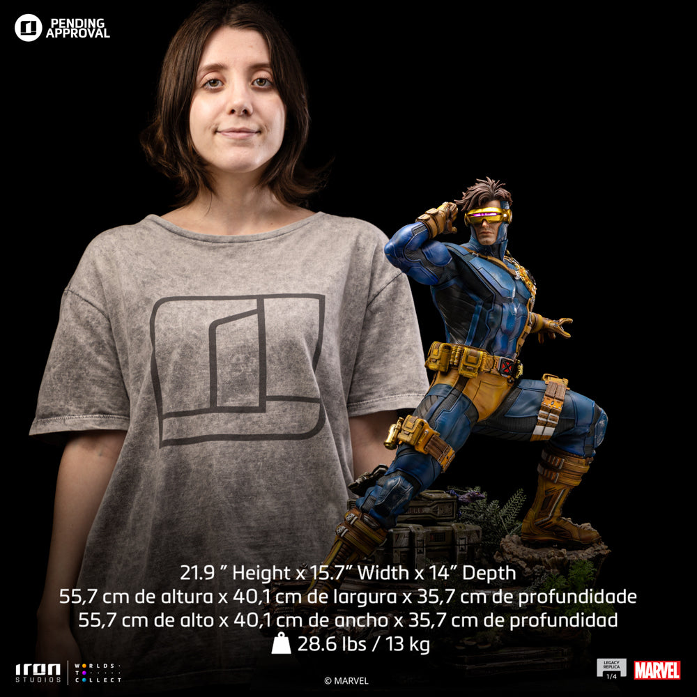 Estátua Cyclops - X-Men - Legacy Replica 1/4 - Iron Studios – Iron