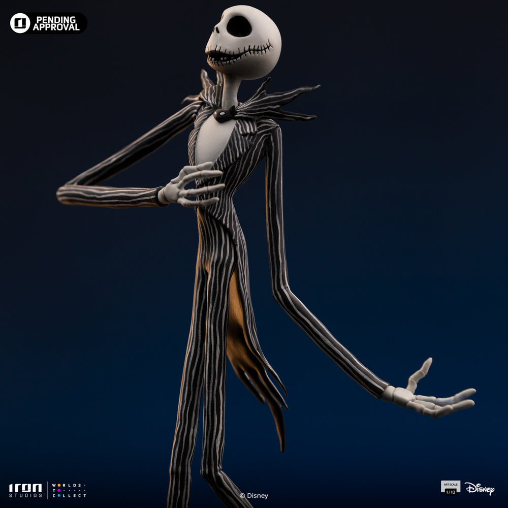 Estátua Jack Skellington - Estranha Mundo de Jack  - Art Scale 1/10 - Iron Studios