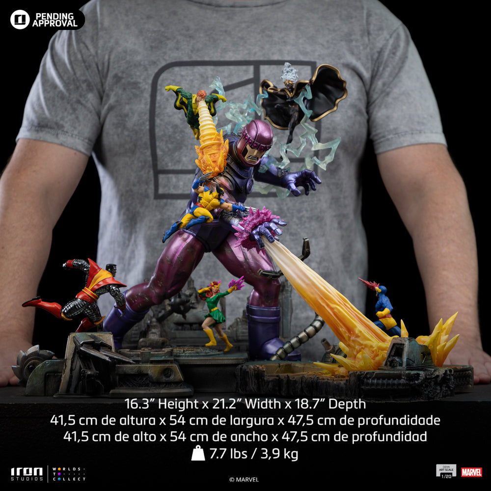 Estátua X-Men Danger Room Diorama A - X-Men - Demi Scale 1/20 - Iron Studios