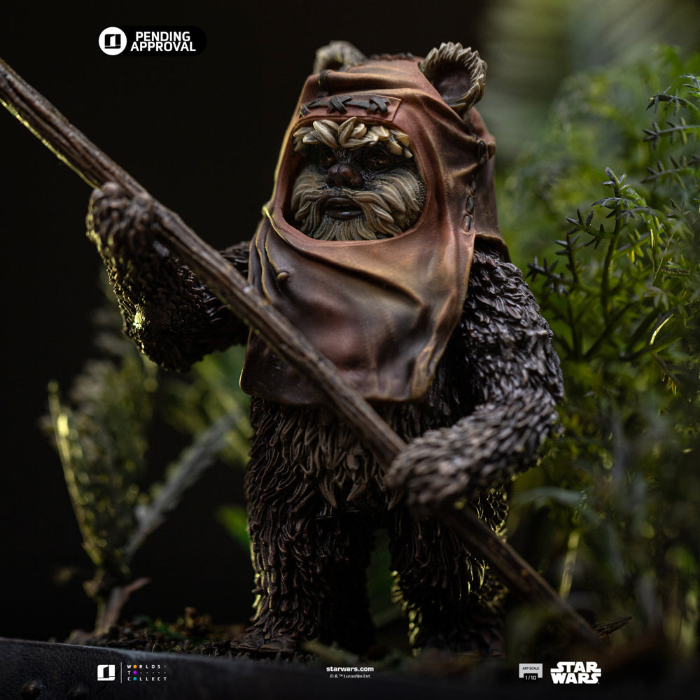 Estátua Leia and Wicket - Star Wars Episode VI - Art Scale 1/10 - Iron Studios