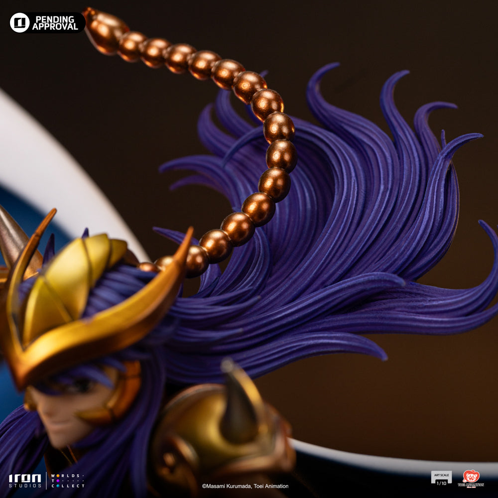 Estátua Milo de Escorpião - Os Cavaleiros do Zodíaco - Art Scale 1/10 - Iron Studios