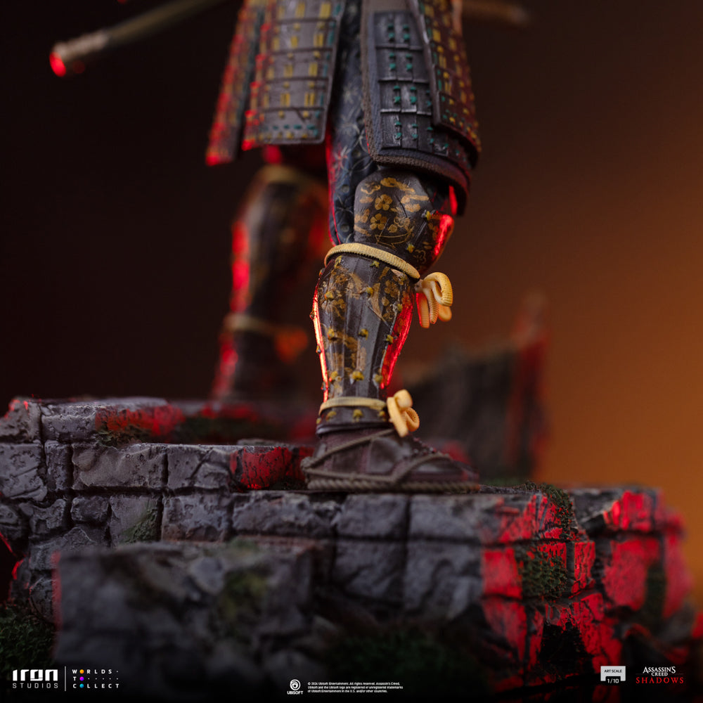 Estátua Yasuke - Assassin's Creed Shadows - Art Scale 1/10 - Iron Studios