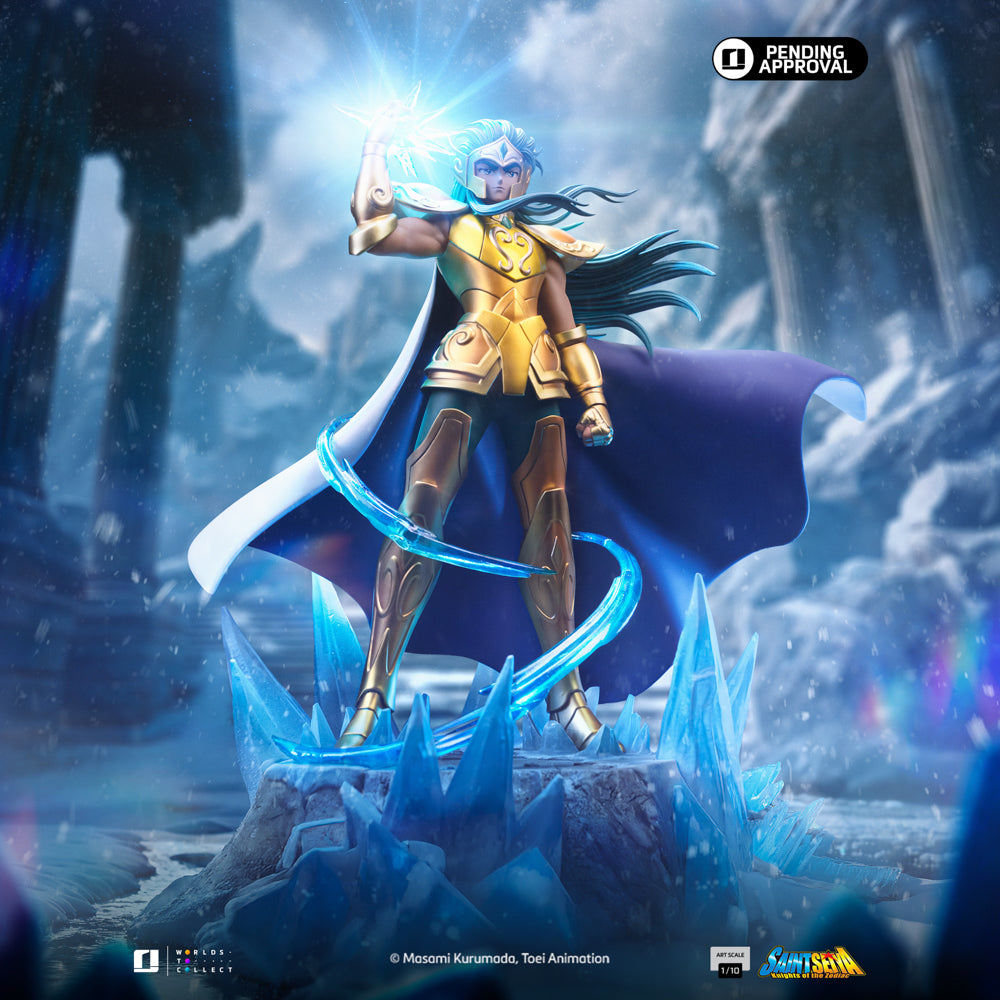 Estátua Aquarius Camus - Saint Seiya - Art Scale 1/10 - Iron Studios