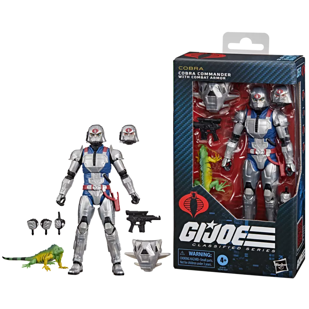 Figura Cobra Commander - G.I. Joe Classified - Hasbro – Iron