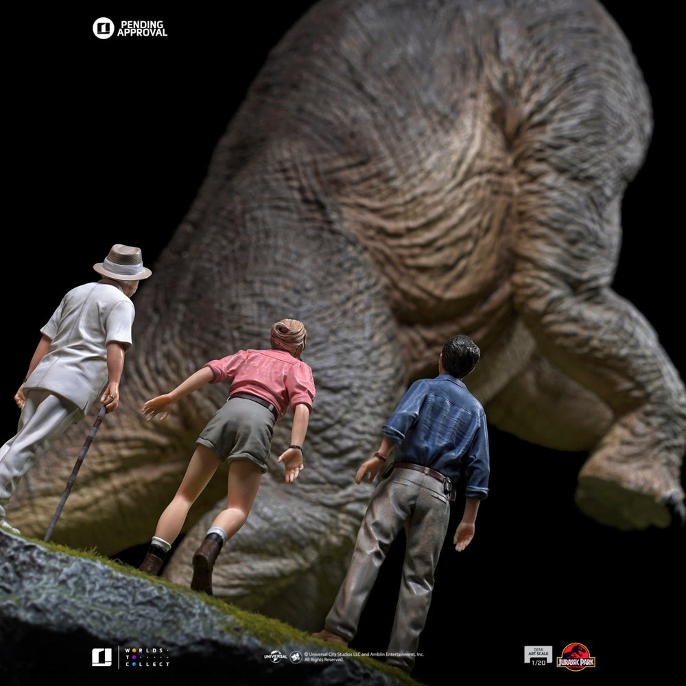 Estátua Welcome to Jurassic Park 