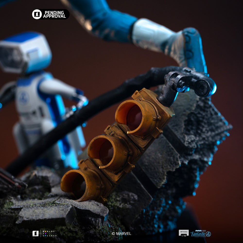 Estátua Mr. Fantastic and H.E.R.B.I.E 1/10 - Fantastic Four - Art Scale 1/10 - Iron Studios