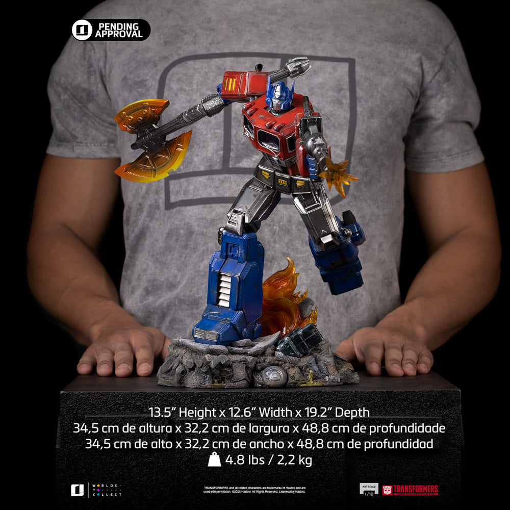 Estátua Optimus Prime – Transformers – Demi Art Scale 1/20 – Iron Studios