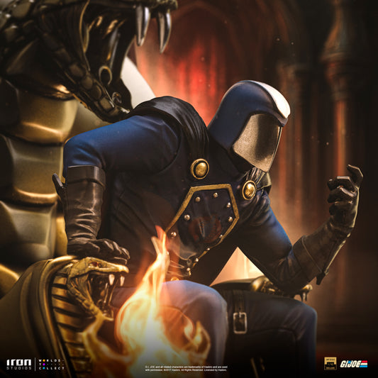 Estátua Cobra Commander - G.I Joe - Deluxe Art Scale 1/10 - Iron Studios