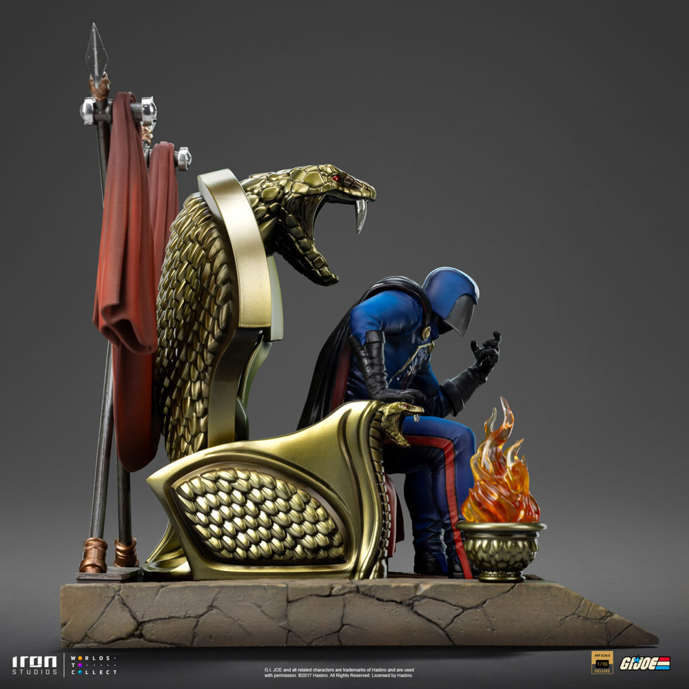 Estátua Cobra Commander - G.I Joe - Deluxe Art Scale 1/10 - Iron Studios