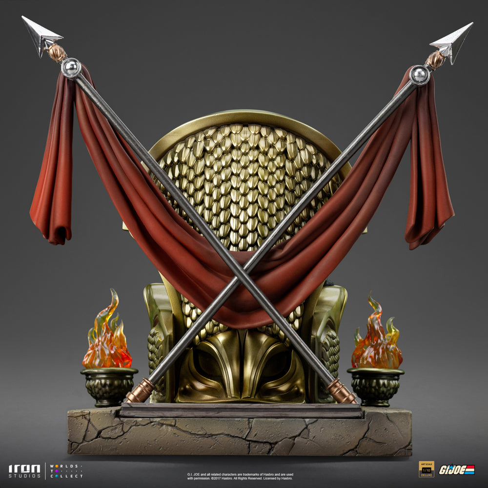 Estátua Cobra Commander - G.I Joe - Deluxe Art Scale 1/10 - Iron Studios