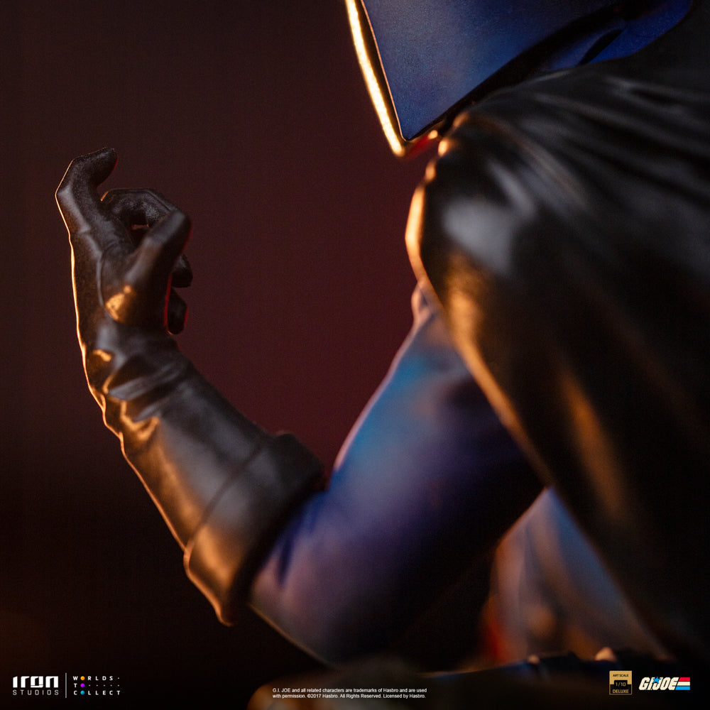 Estátua Cobra Commander - G.I Joe - Deluxe Art Scale 1/10 - Iron Studios