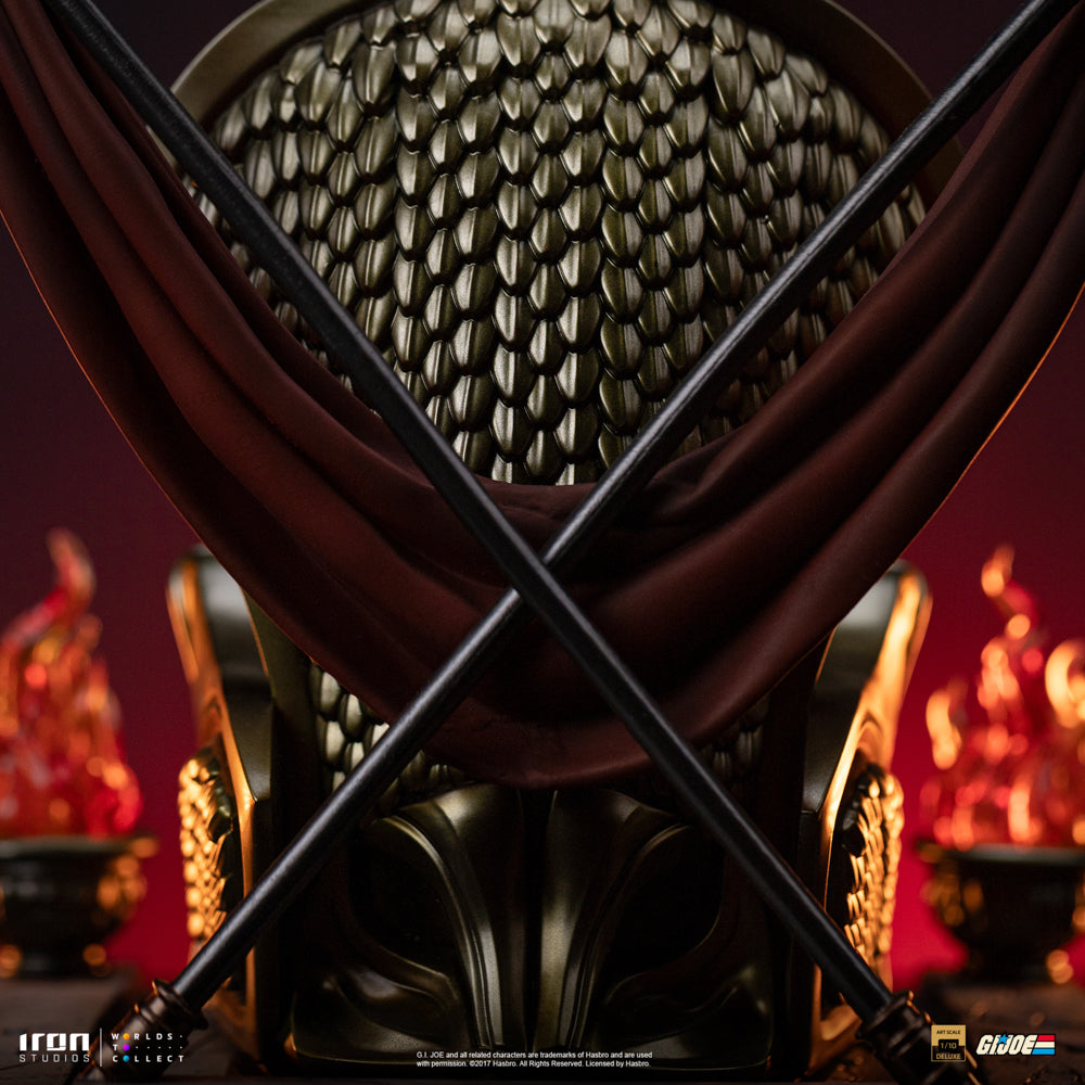 Estátua Cobra Commander - G.I Joe - Deluxe Art Scale 1/10 - Iron Studios