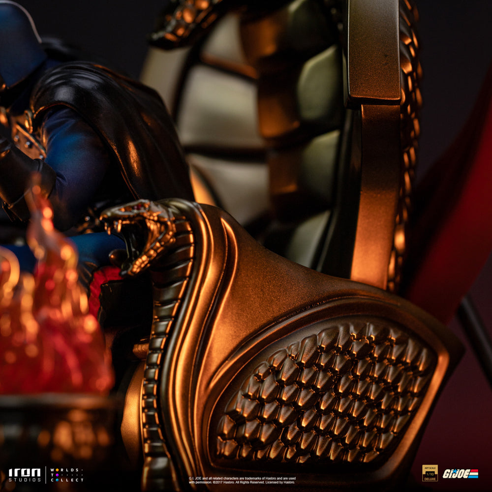 Estátua Cobra Commander - G.I Joe - Deluxe Art Scale 1/10 - Iron Studios