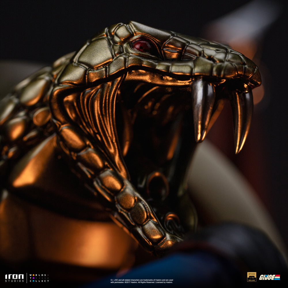 Estátua Cobra Commander - G.I Joe - Deluxe Art Scale 1/10 - Iron Studios