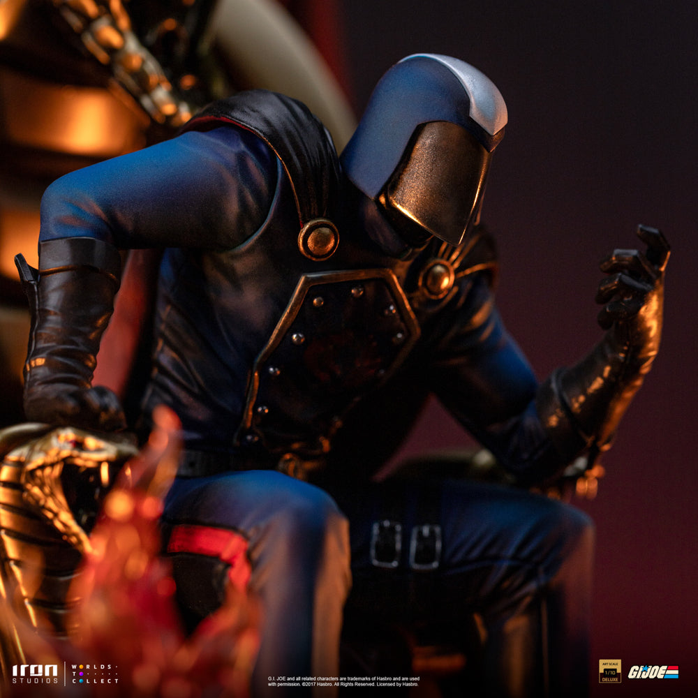 Estátua Cobra Commander - G.I Joe - Deluxe Art Scale 1/10 - Iron Studios