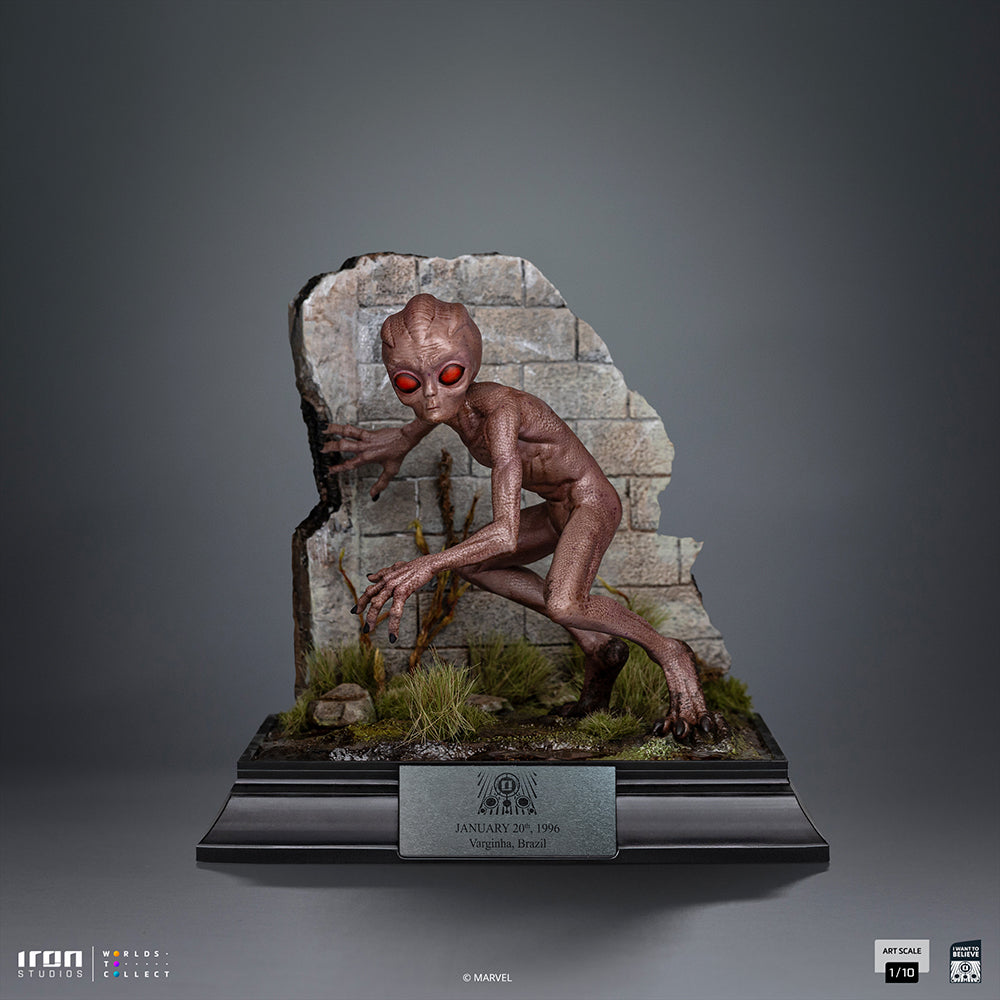 Estátua ET Varginha - I Want to Believe - Art Scale 1/10 - Iron Studios