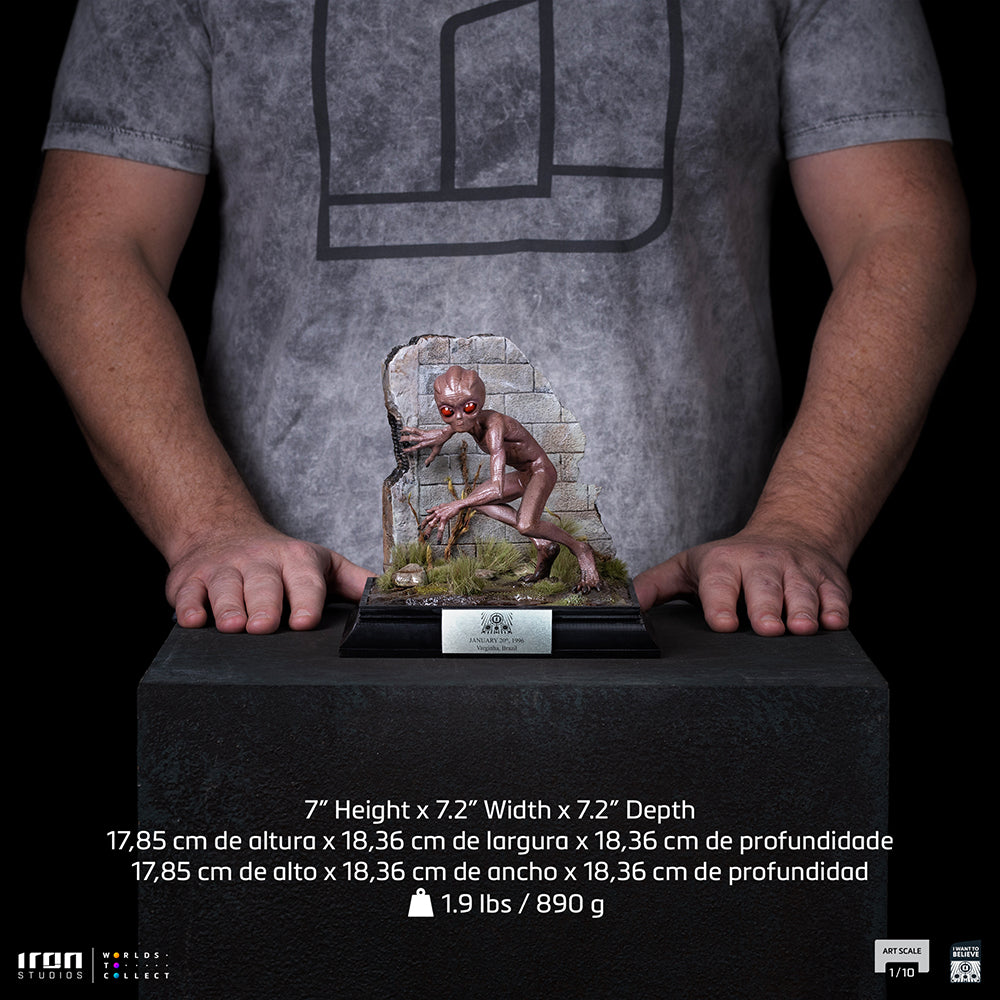 Estátua ET Varginha - I Want to Believe - Art Scale 1/10 - Iron Studios