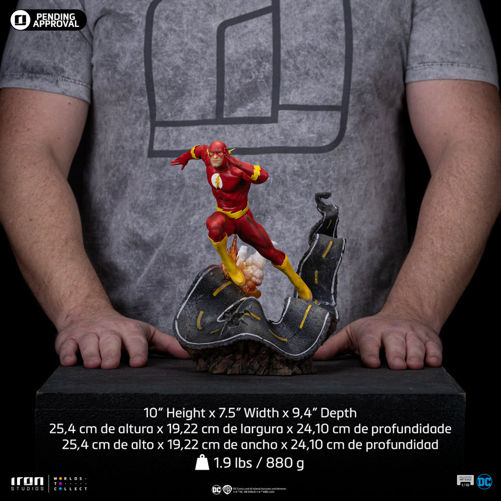 Estátua Flash - DC Comics Series #9 - Art Scale 1/10 - Iron Studios