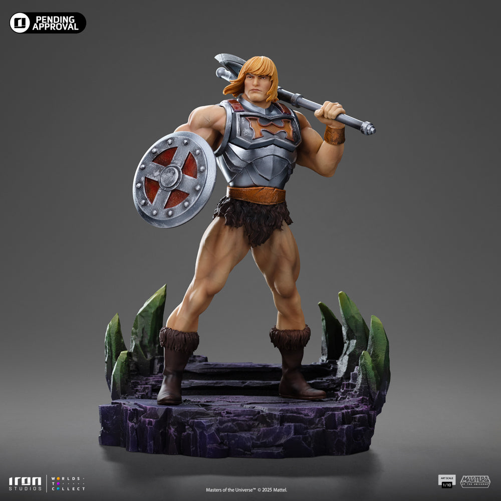 Estátua He-Man (Battle Armor Version) - Masters of the Universe - Art Scale 1/10 - Iron Studios