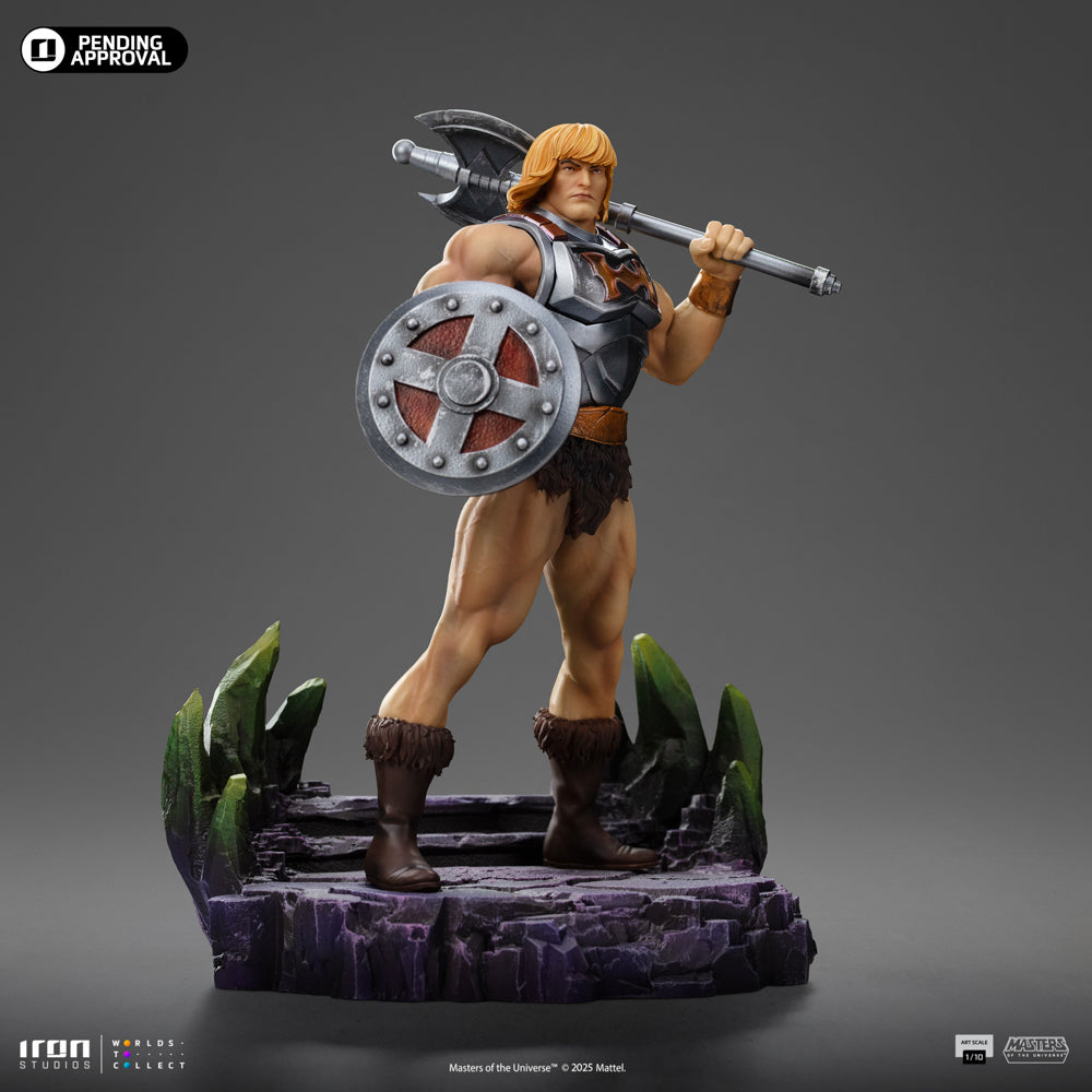 Estátua He-Man (Battle Armor Version) - Masters of the Universe - Art Scale 1/10 - Iron Studios