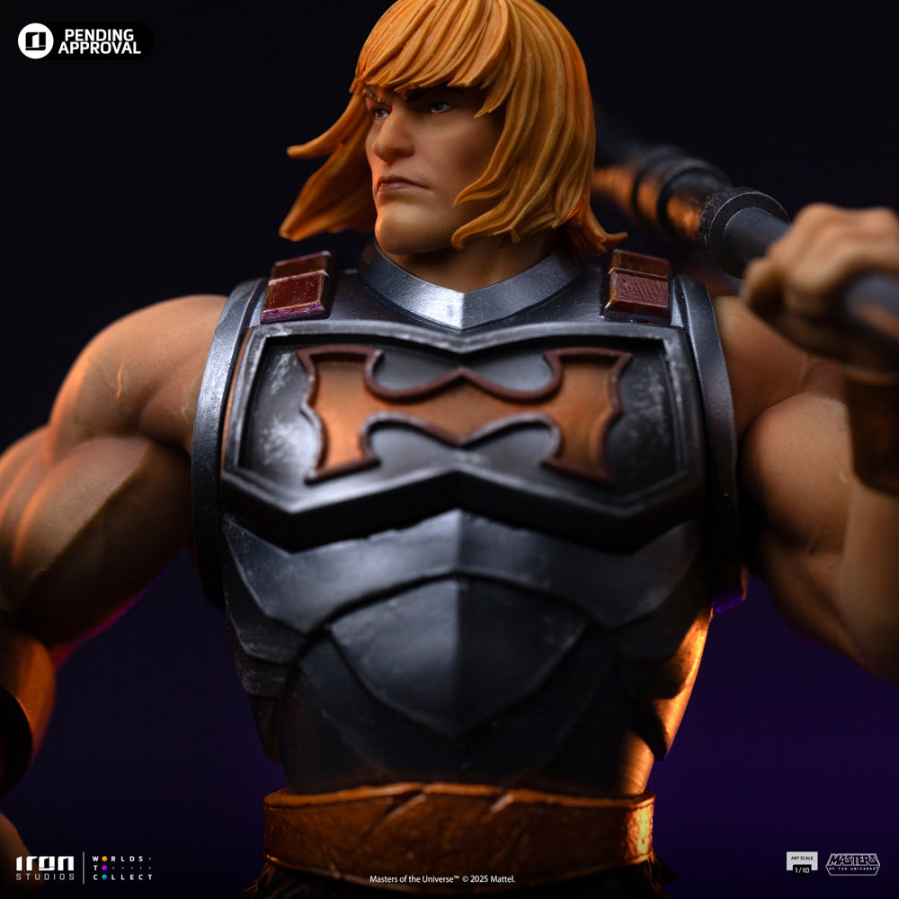 Estátua He-Man (Battle Armor Version) - Masters of the Universe - Art Scale 1/10 - Iron Studios