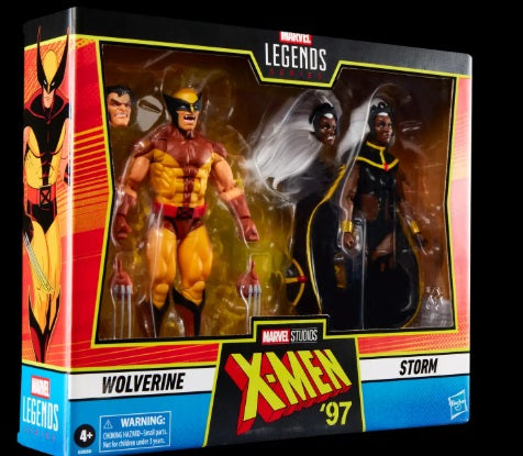 ハズブロ　マーベルレジェンド　X-Men '97 ウルヴァリン & ストーム Figuras Wolverine & Storm - X-Men '97 - Marvel Legends Series