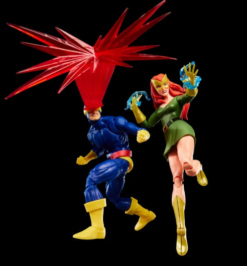 Figuras Jean & Ciclope  - X-Men ‘97 - Marvel Legends Series - Hasbro