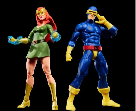 Figuras Jean & Ciclope  - X-Men ‘97 - Marvel Legends Series - Hasbro