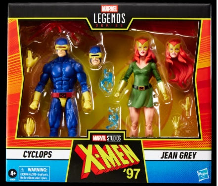 Figuras Jean & Ciclope  - X-Men ‘97 - Marvel Legends Series - Hasbro