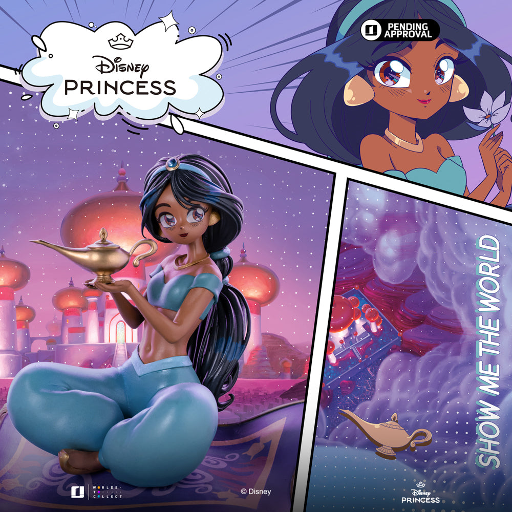 Estátua Jasmine - Disney's Princess - Iron Studios