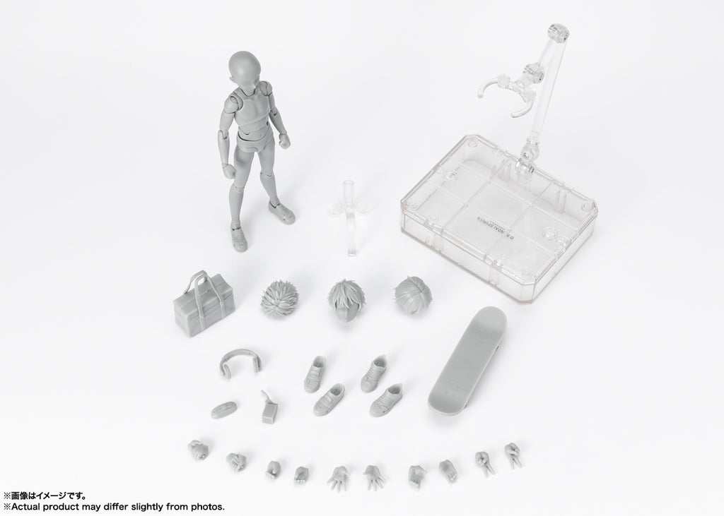 Figura Body Kun School Life Edition DX Set Gray Collor Ver - S.H.Figuarts - Bandai