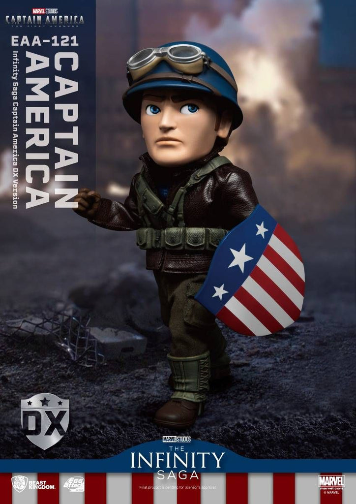Figura Capitão América DX Version - Marvel - Egg Attack - Beast Kingdom