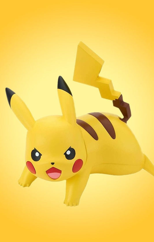 Model Kit - Pikachu (Battle Pose) - Pokemon - Quick Model Kit - Bandai