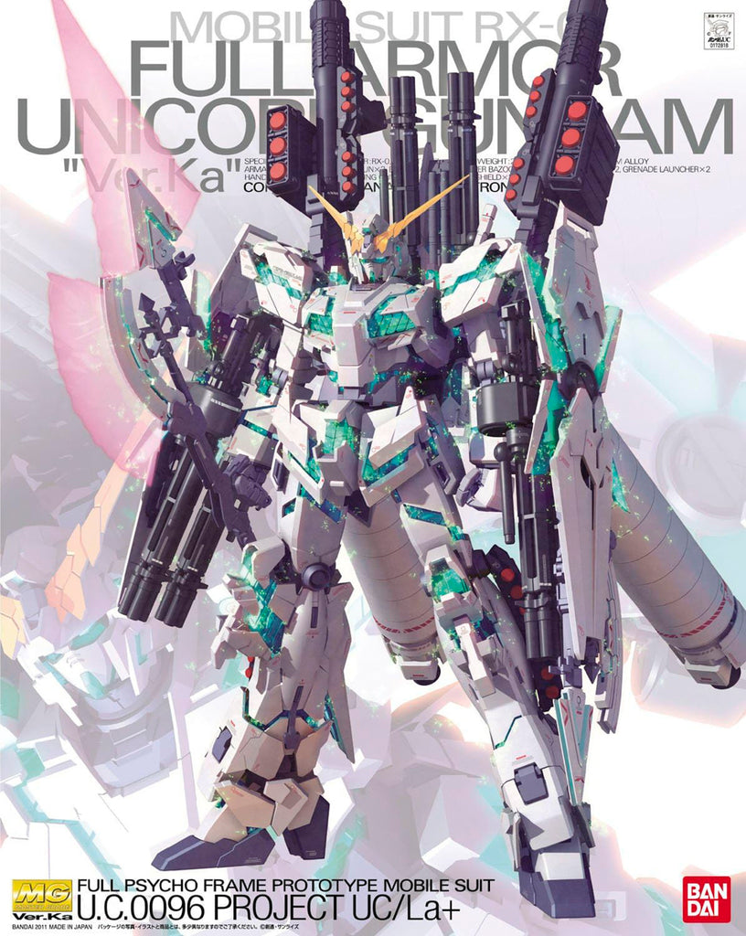 RX-0 Full Armor Unicorn Gundam Ver KA - Gundam - MG 1/100 - Bandai