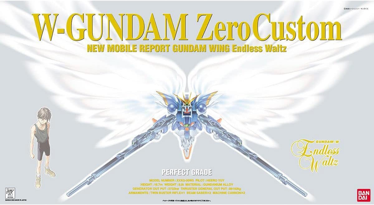 ロボット W-GUNDAM ZeroCustom PERFECT GRADE W-Gundam Zero Custom - Gundam - PG 1/60 - Bandai – Iron Studios Brasil