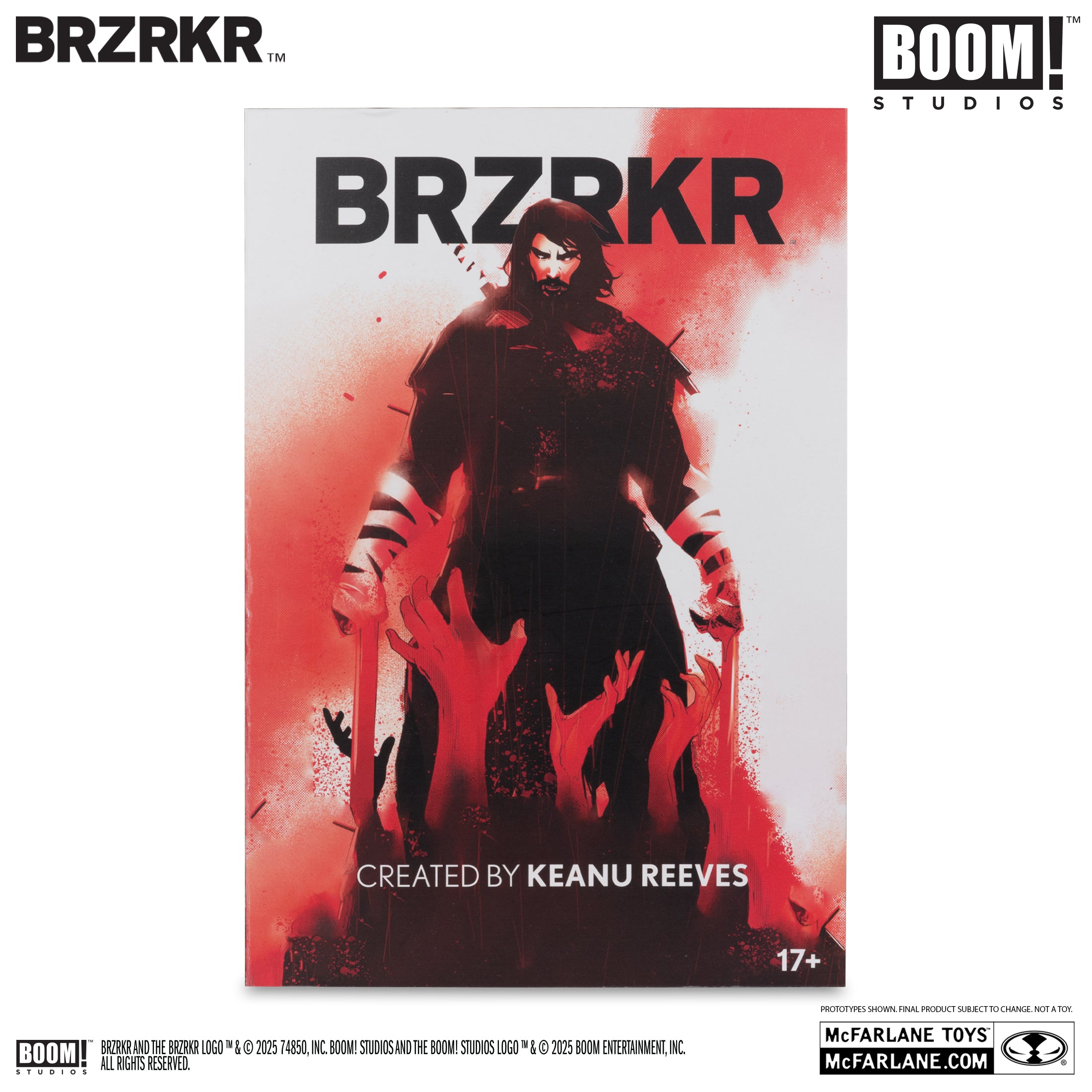 Figura BRZRKR B Deluxe - BRZRKR B - 7 Scale - McFarlane – Iron