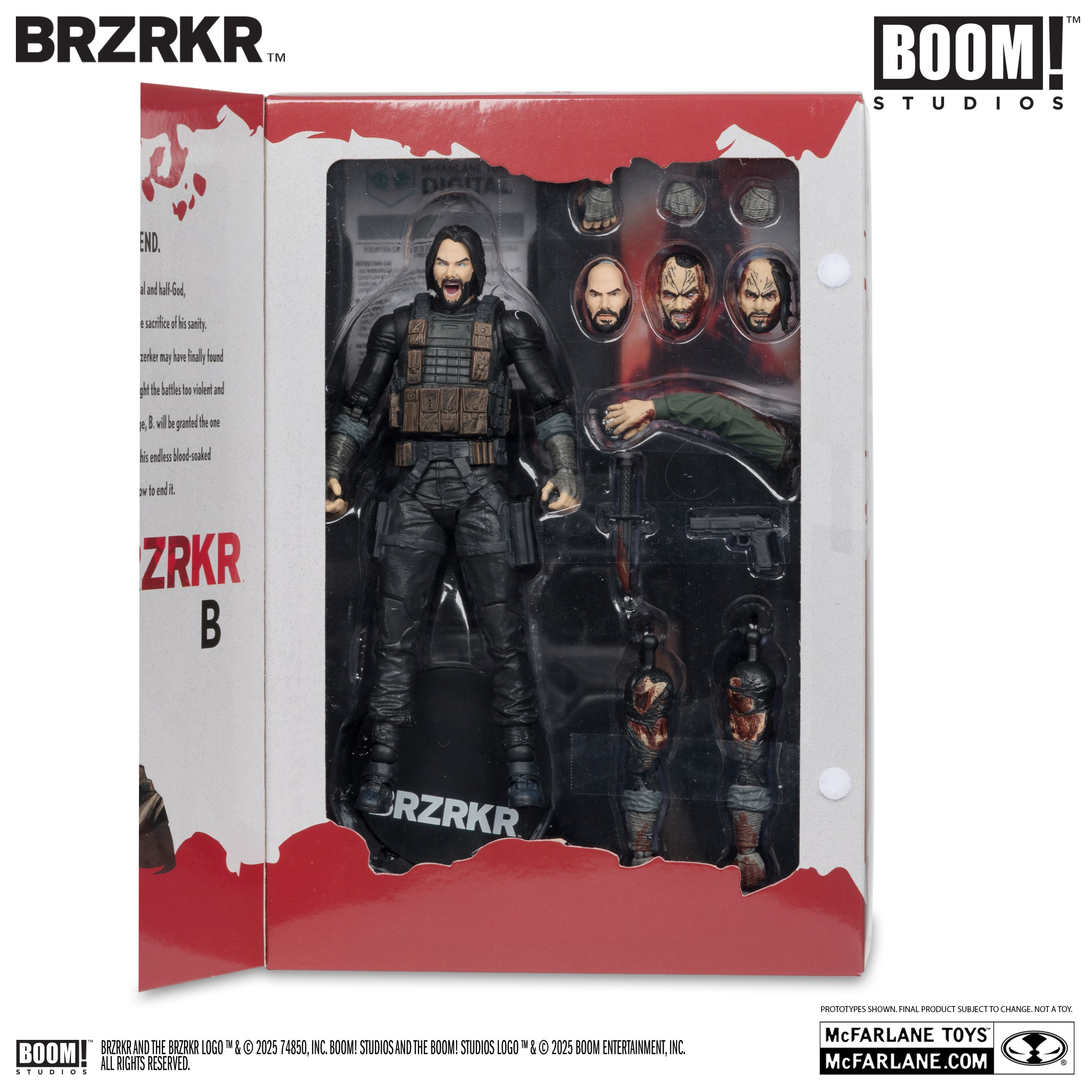 Figura BRZRKR B Deluxe - BRZRKR B - 7 Scale - McFarlane – Iron